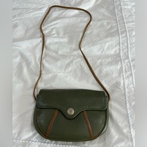 Dior green leather bag